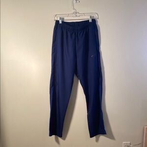 Nike Blue dri-fit Joggers with Elastic Waistband and Relaxed Fit